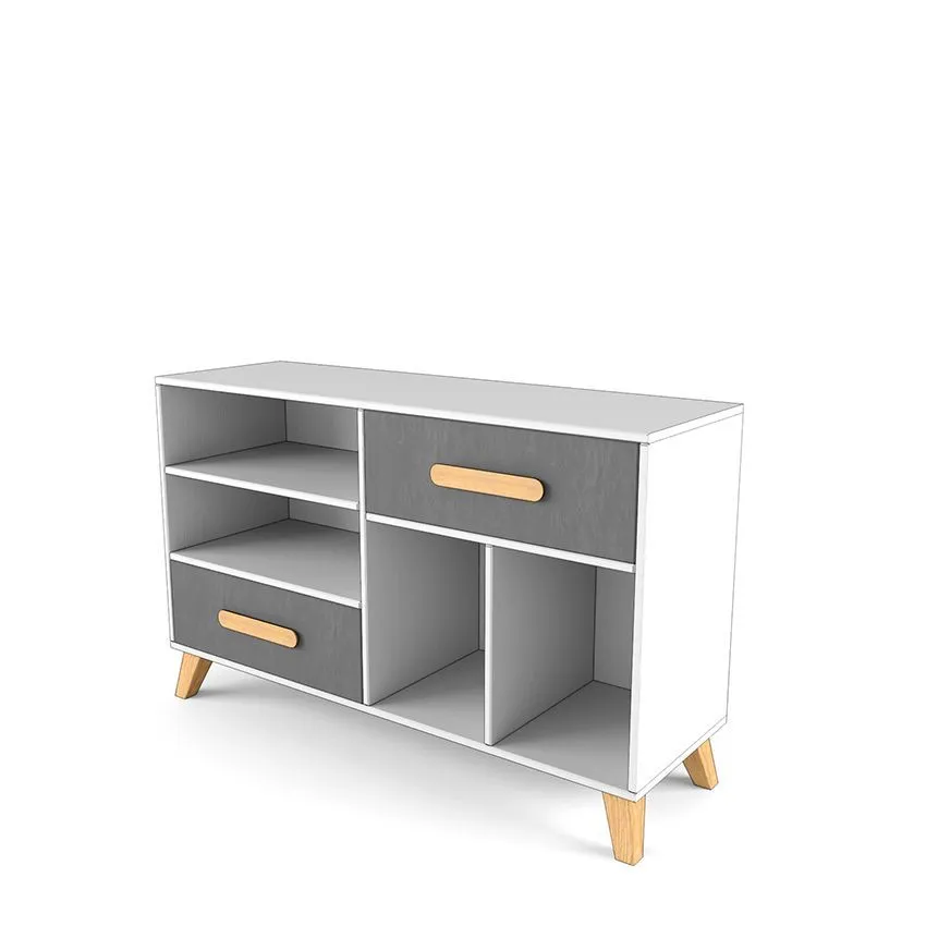Тумба-комод «2+2 Лайт» серый