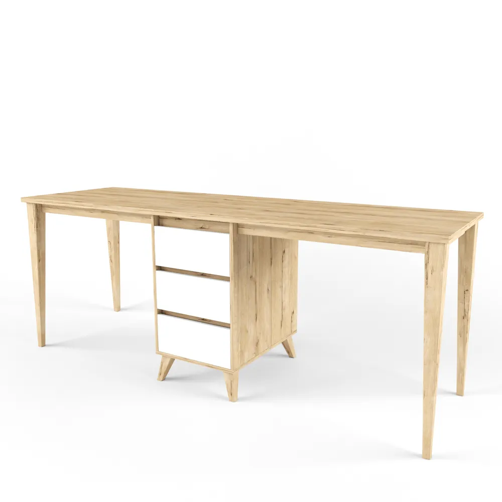 Стол на 2 рабочих места «2+2» белый