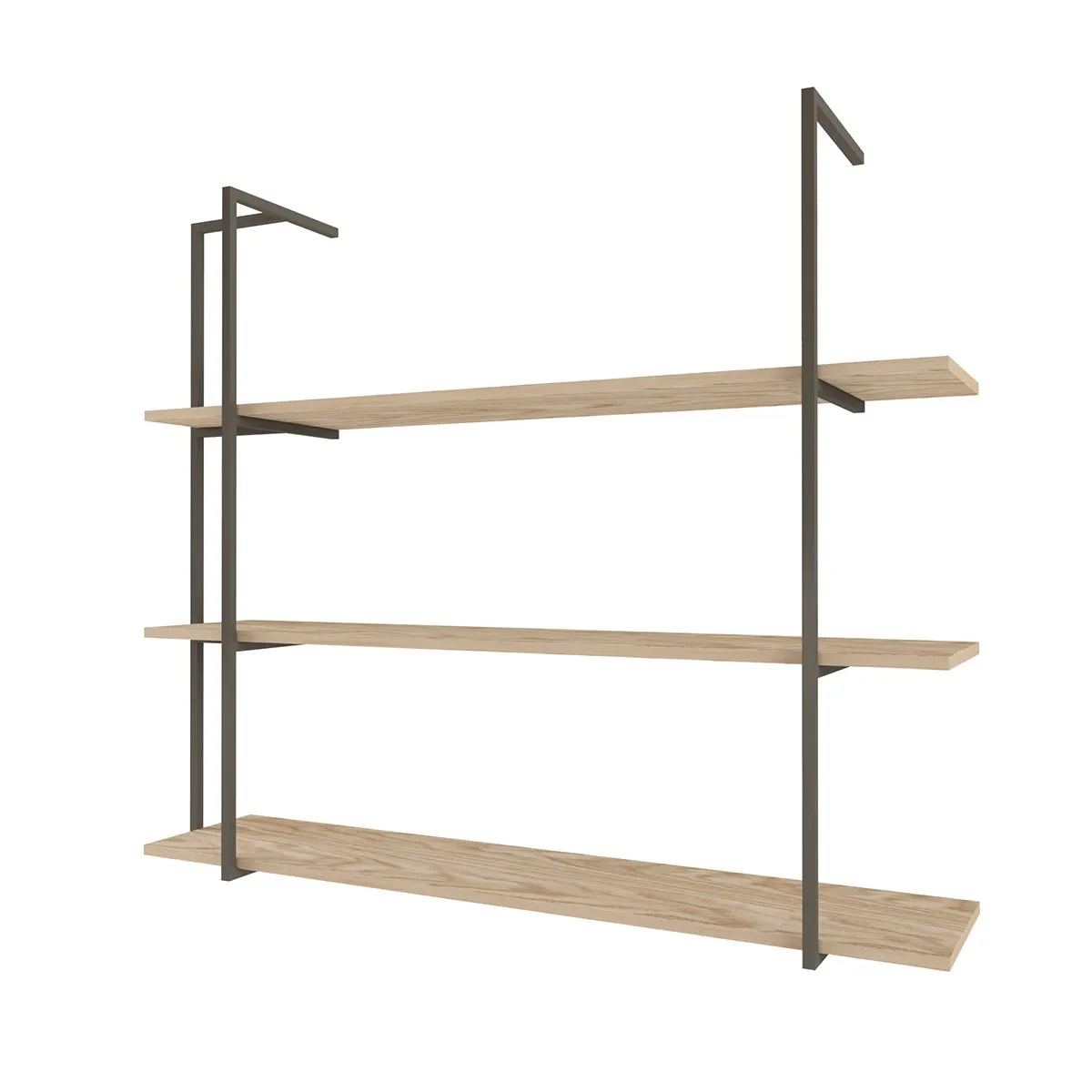 Полка 3 яруса Тури Графит 2