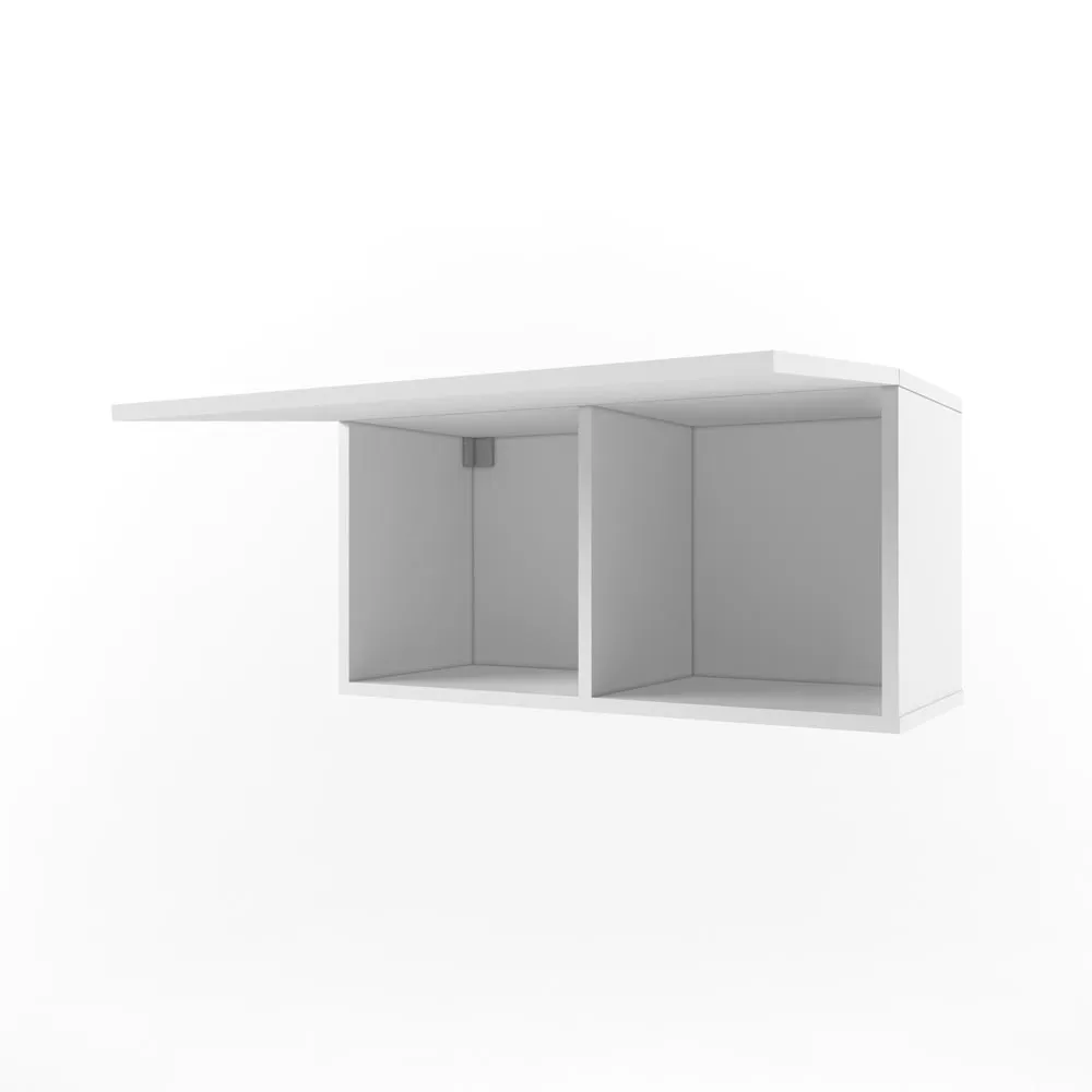 img-Полка 2 Куба с фасадом белая 2