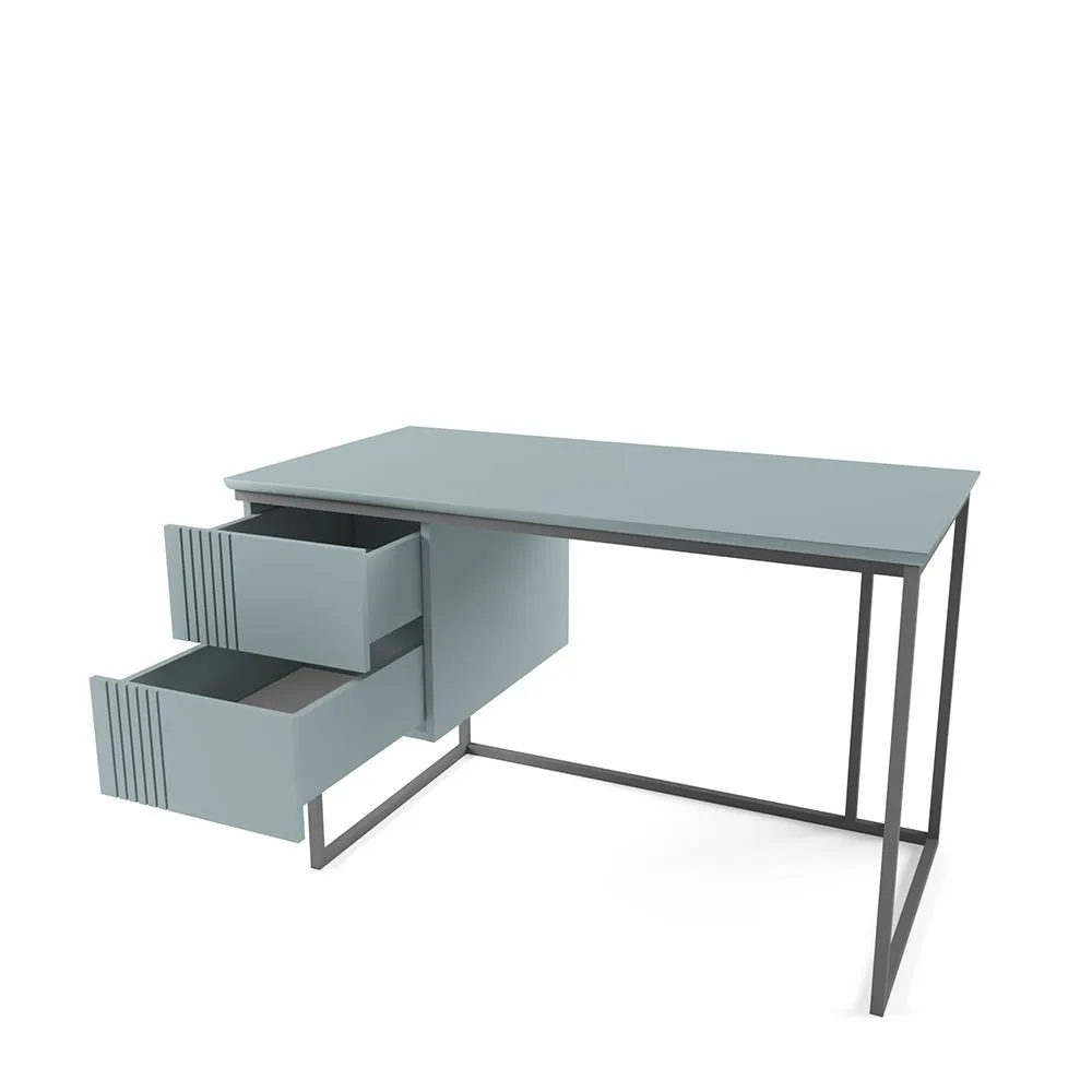 img-Стол с тумбой Мишель Фрост Серый 3