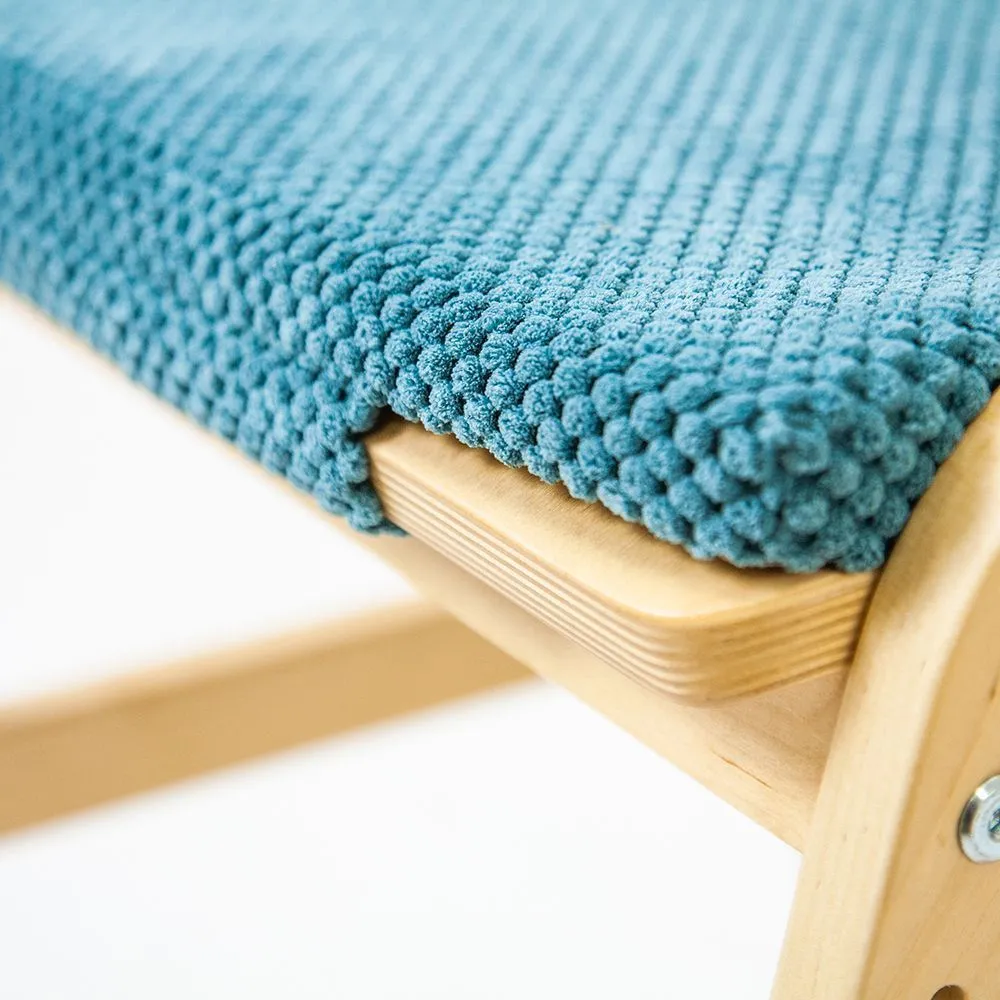 img-Чехол для стула Робин WOOD велюр голубой 3