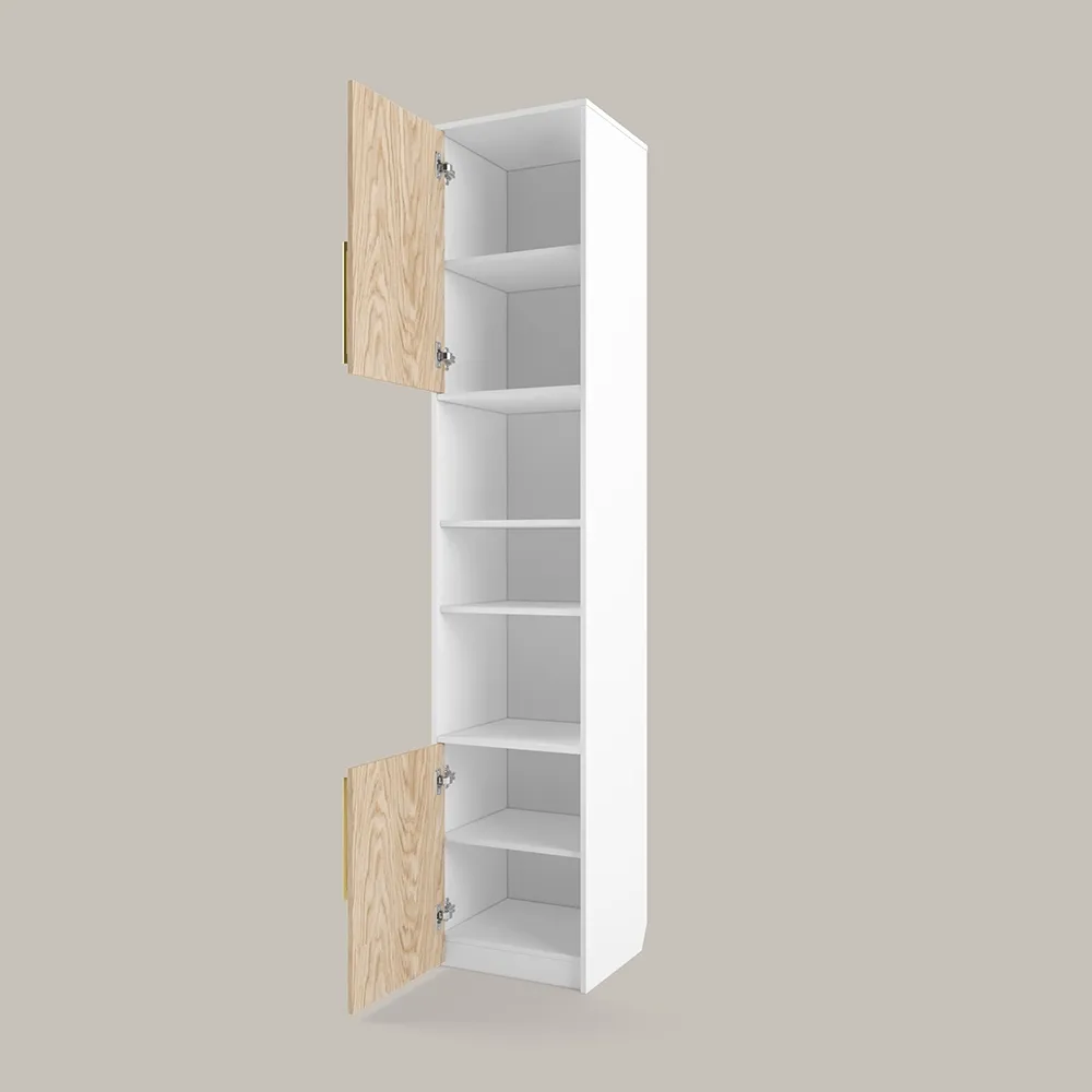 Стеллаж Тури Белый Золото 2