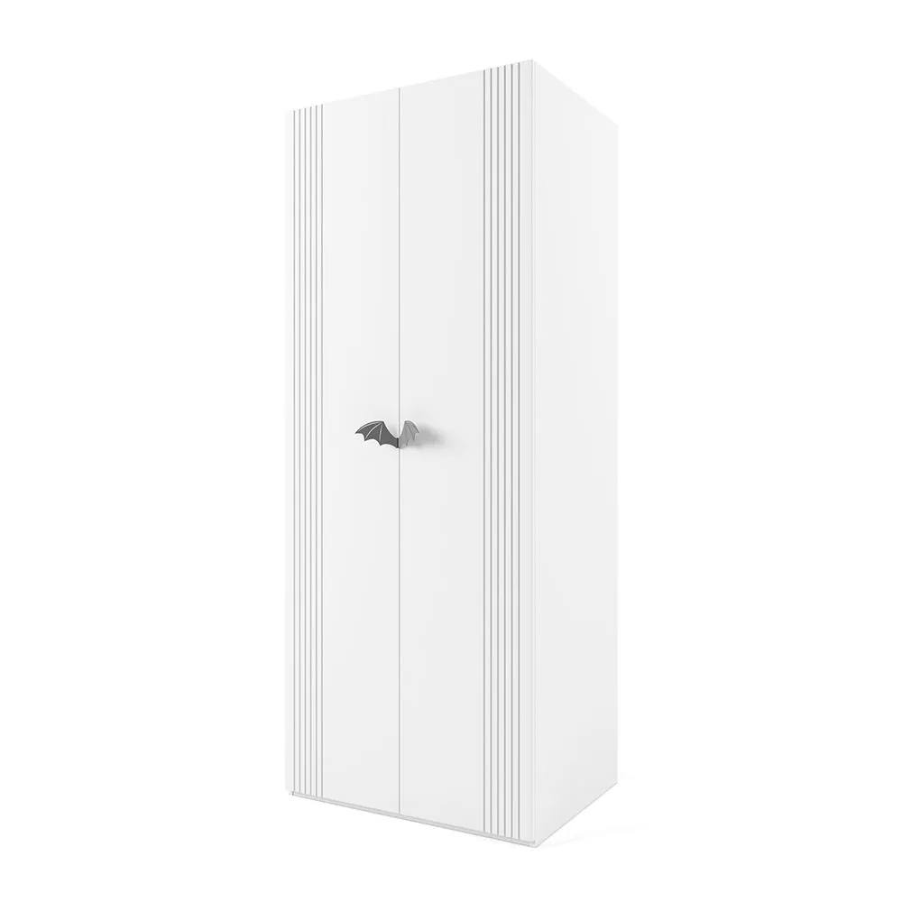 Шкаф Мишель Белый Серый 1