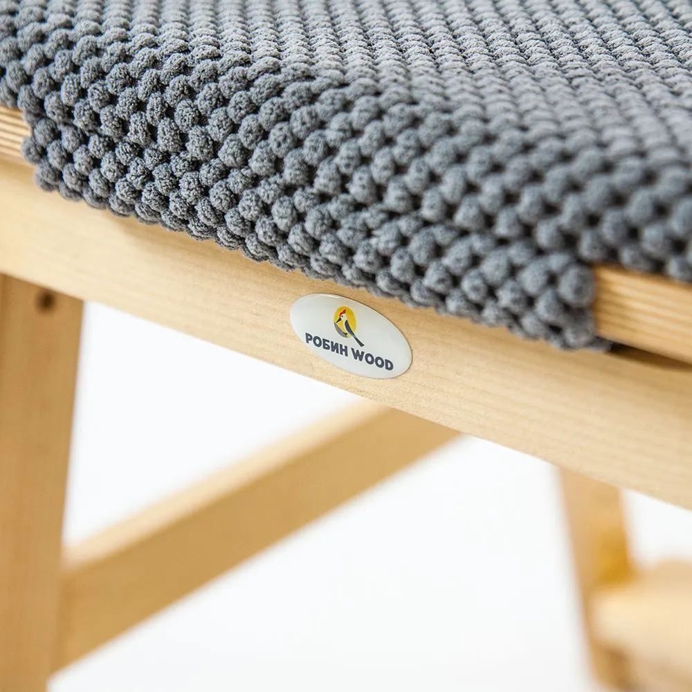 img-Чехол для стула Робин WOOD велюр темно-серый 7