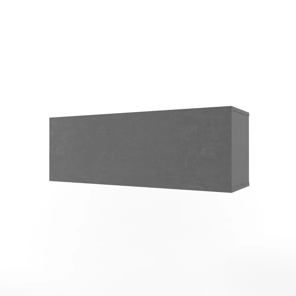 Полка 3 куба с фасадом серая 1