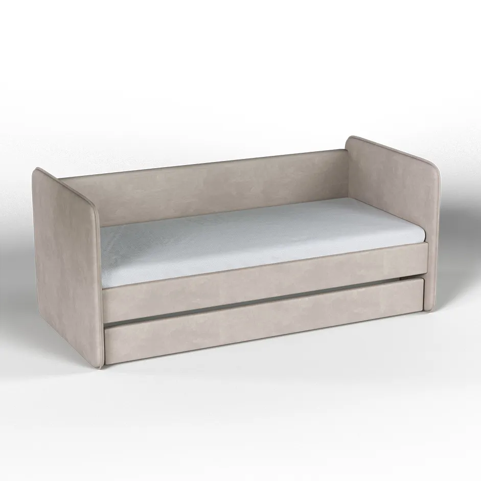 img-Кровать мягкая «Айрис» Беж микровелюр 1