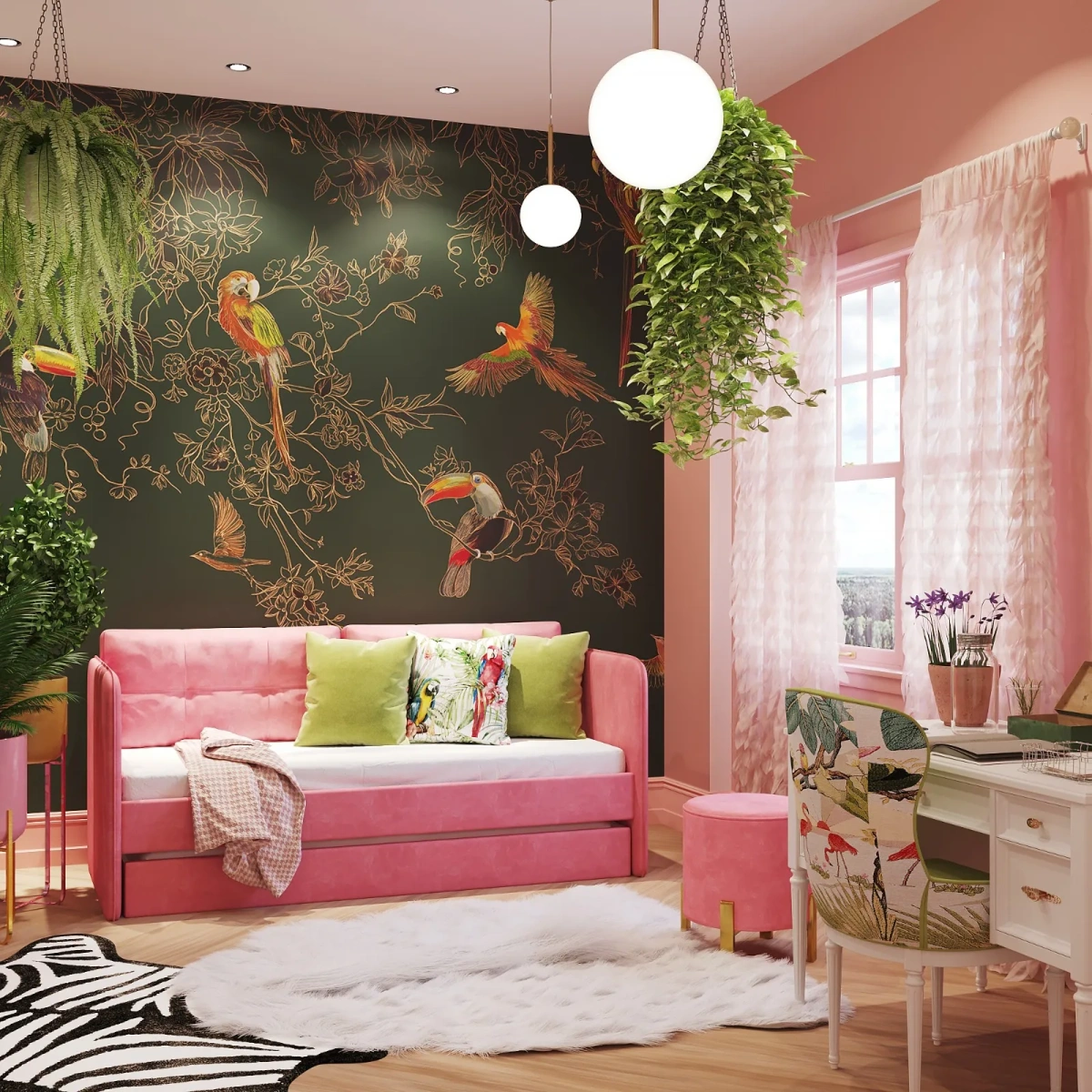 img-Кровать мягкая «Айрис» Барби микровелюр 5