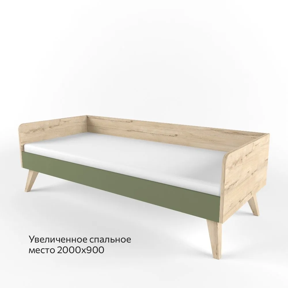 Кровать большая «2+2» олива