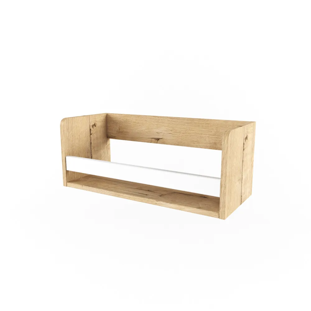 Полка для книг белая