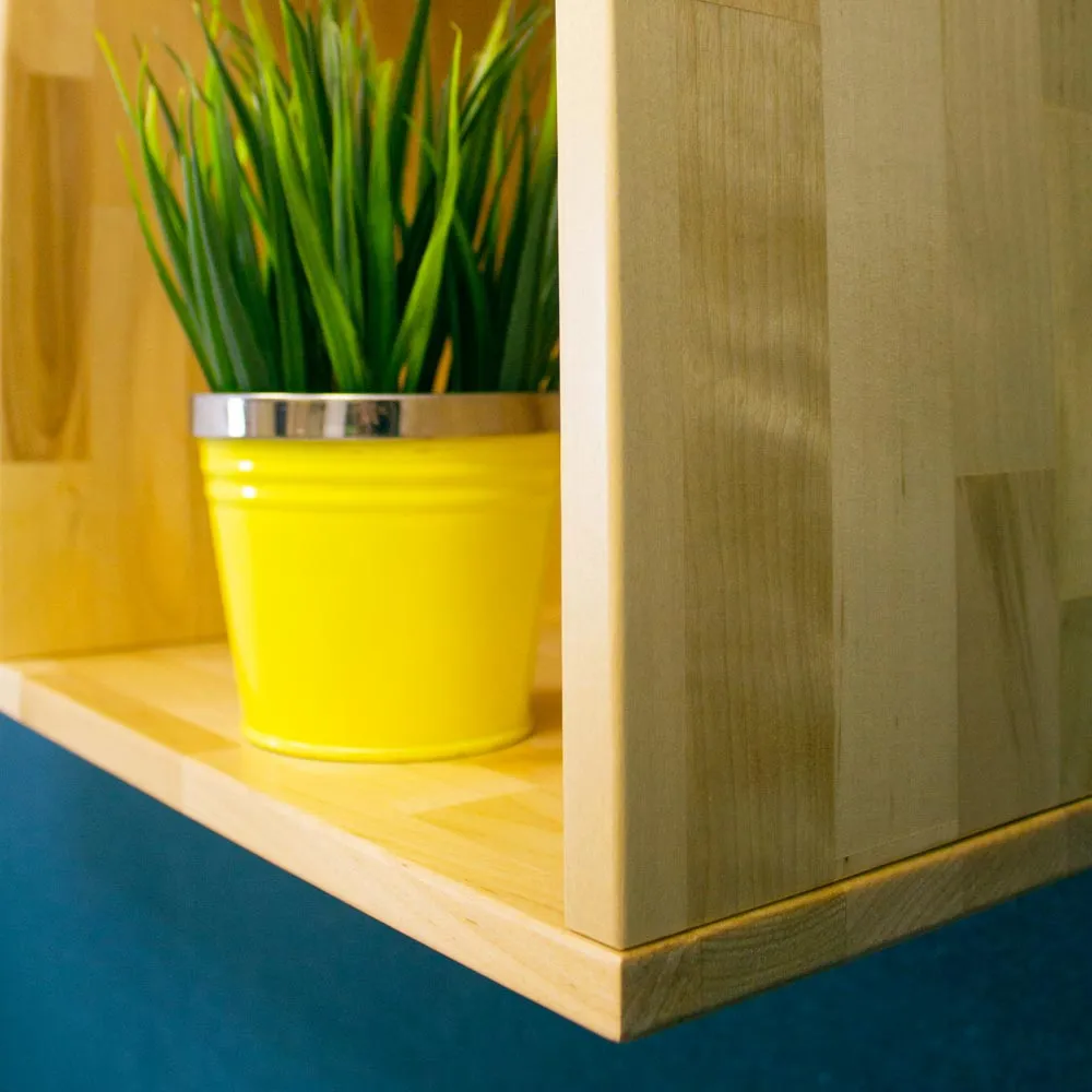 Полка 3 куба дерево 5