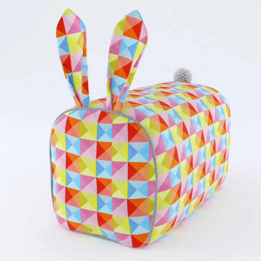 img-Подушка «Заяц» большая Ромбы 1