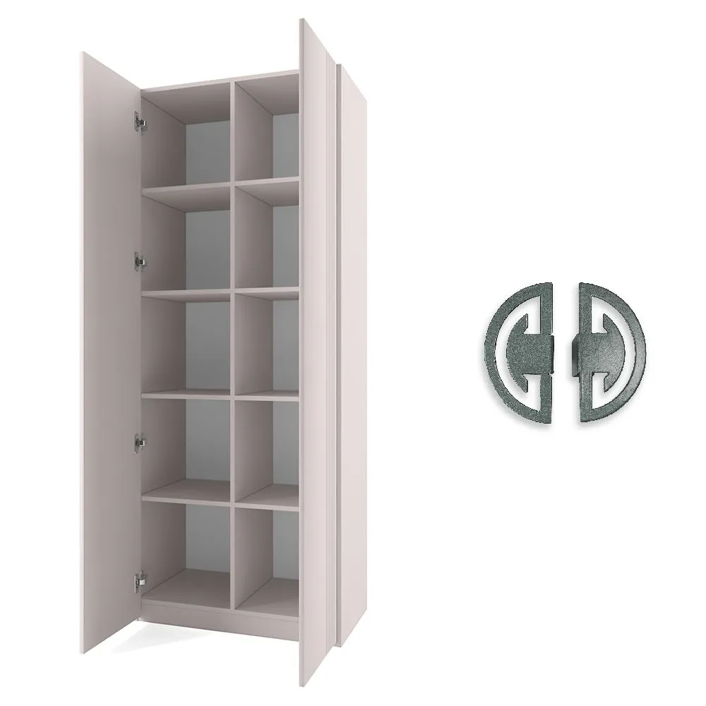 img-Шкаф для книг Мишель Галатея Серый 2