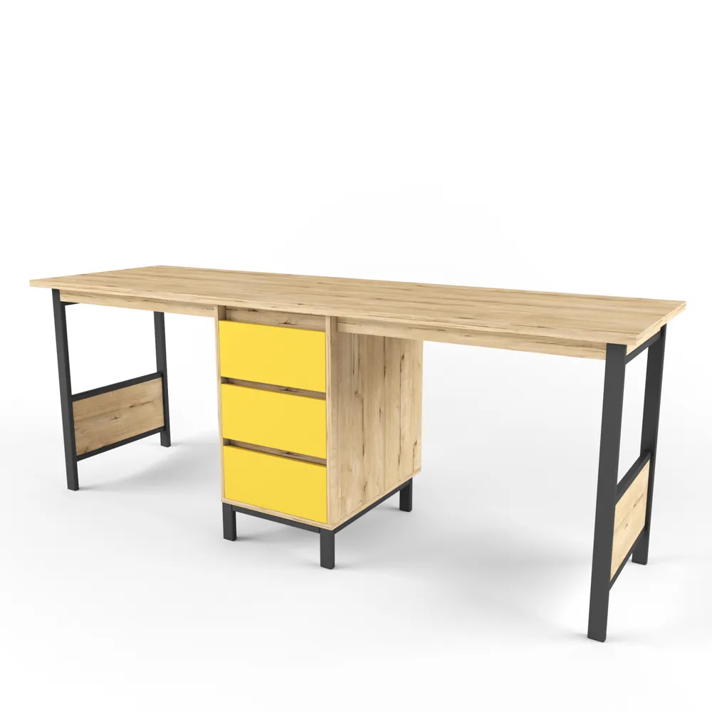 Стол на 2 рабочих места «2+2» сан-леон