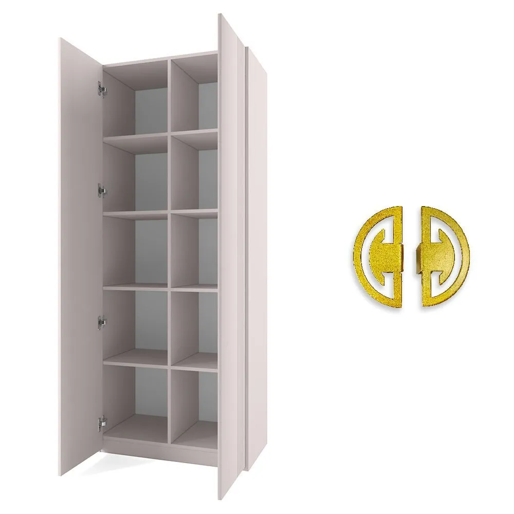 img-Шкаф для книг Мишель Галатея Золото 2