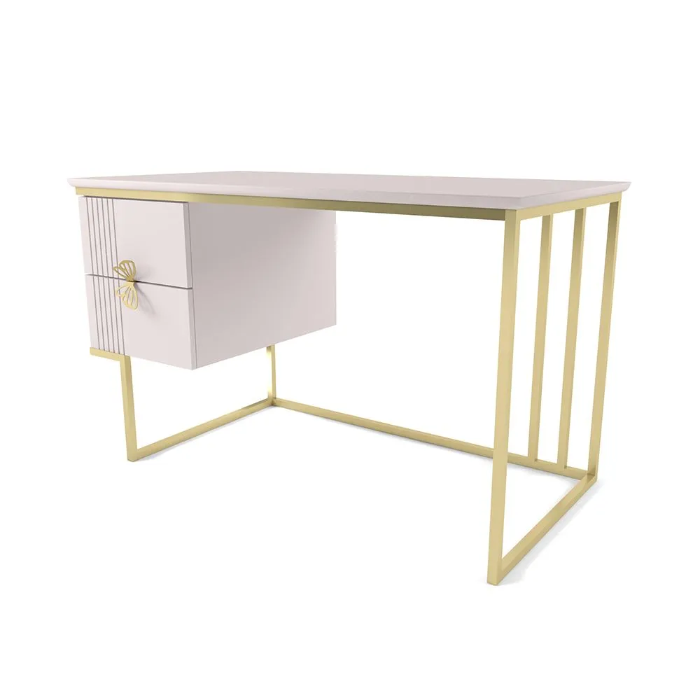 img-Стол с тумбой Мишель Галатея Золото 1