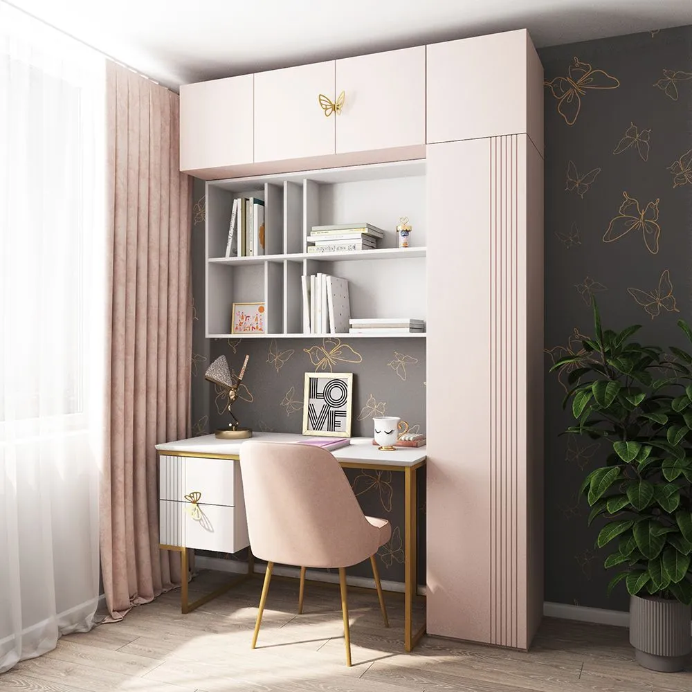 Рабочая зона «Мишель» розовая 1