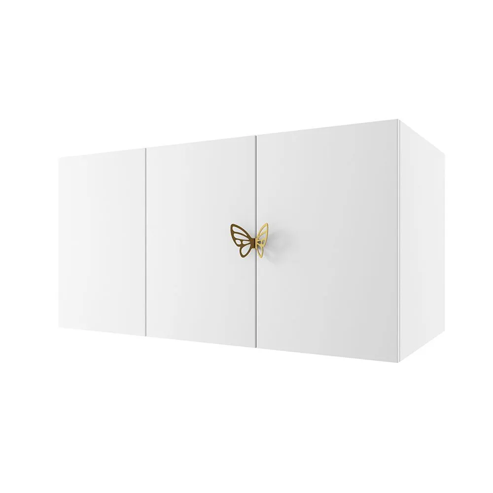 Антресоль для для 3-х ств. шкафа Мишель Белый Золото 1