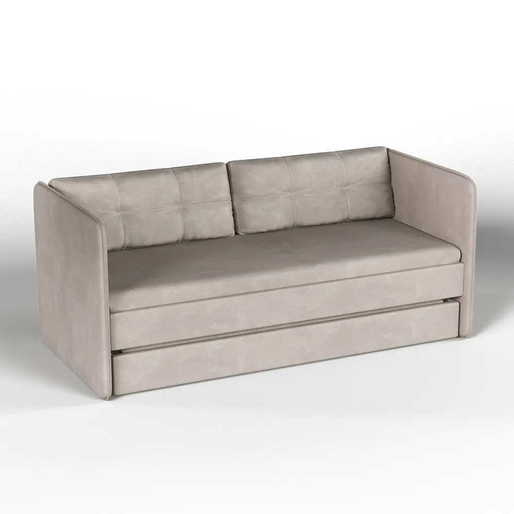 img-Кровать мягкая «Айрис» Беж микровелюр 3