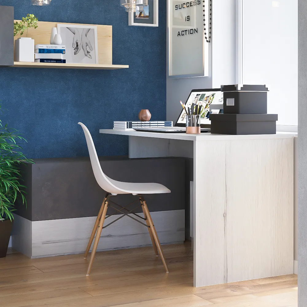 Тумба навесная серая 9