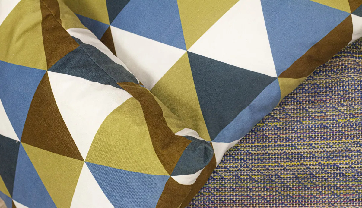 Декоративная подушка ромбусы 5