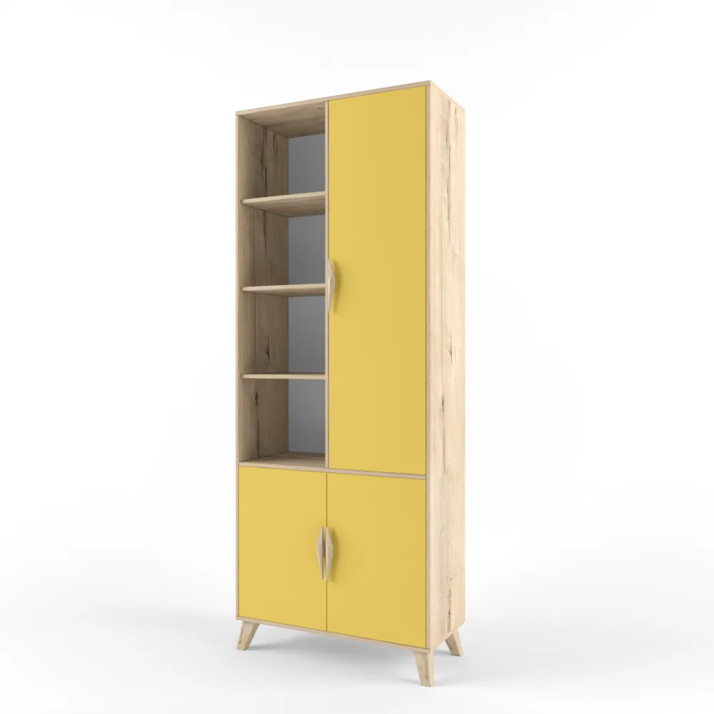  Стеллаж широкий  Дуб Ирландский 1