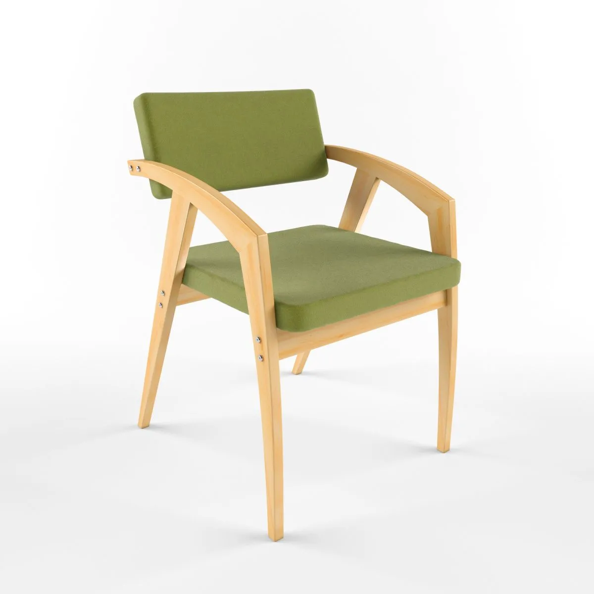 Стул «Бруно» микровелюр олива 1