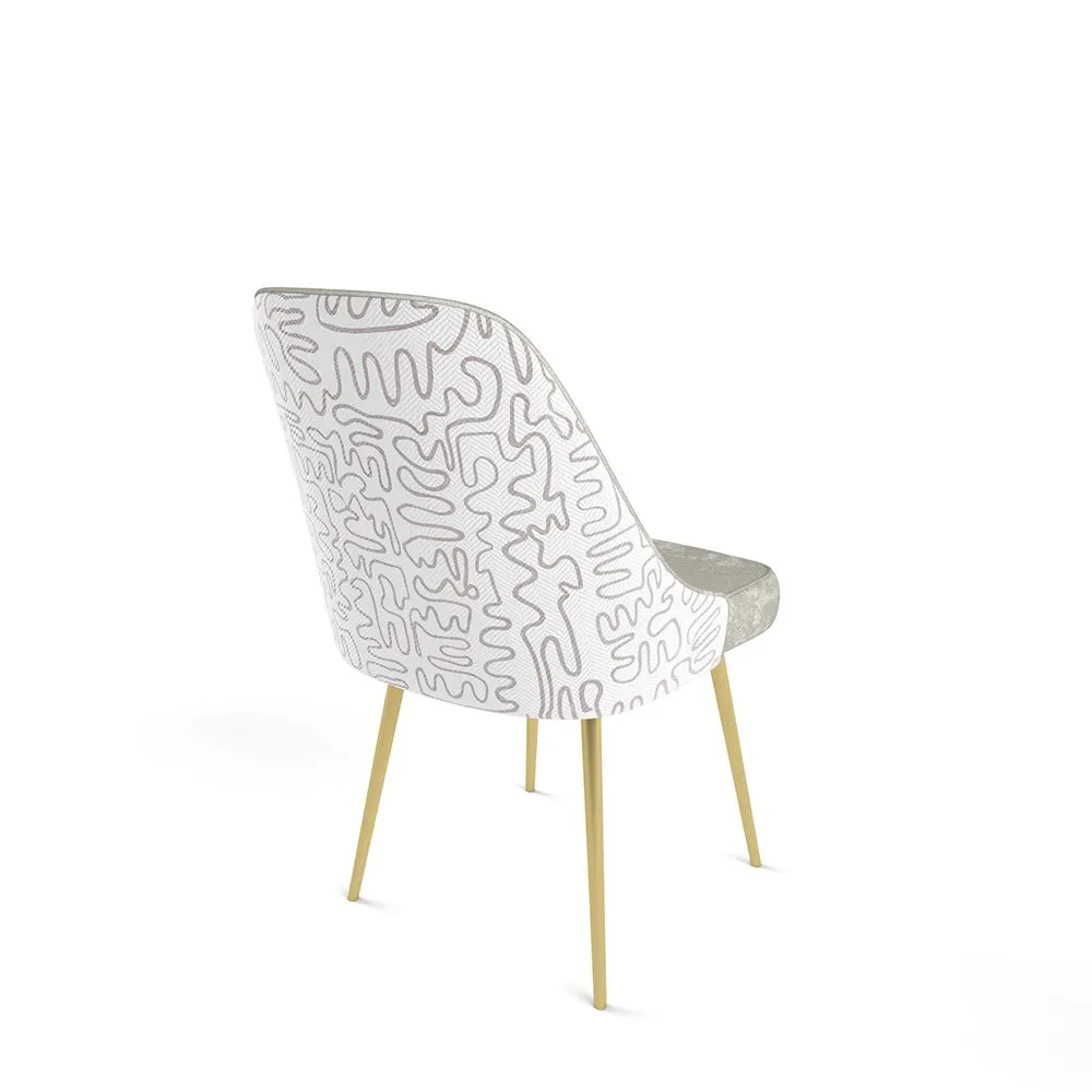 Стул «Афродита» Орегано+Инкас / Золотые ножки