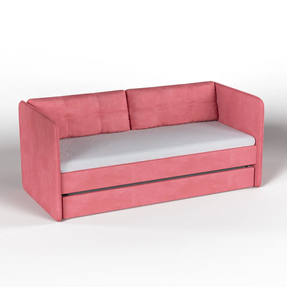 img-Кровать мягкая «Айрис» Барби микровелюр 3