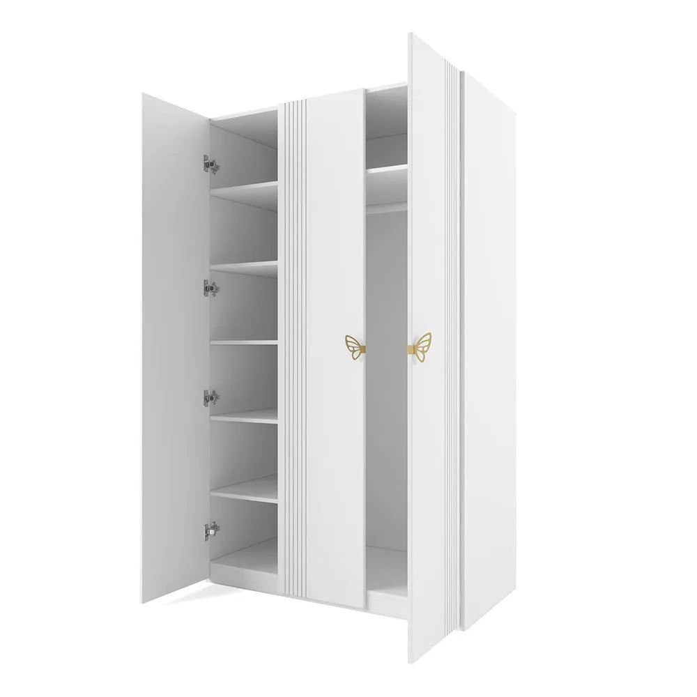 Шкаф 3х створчатый Мишель Белый 3