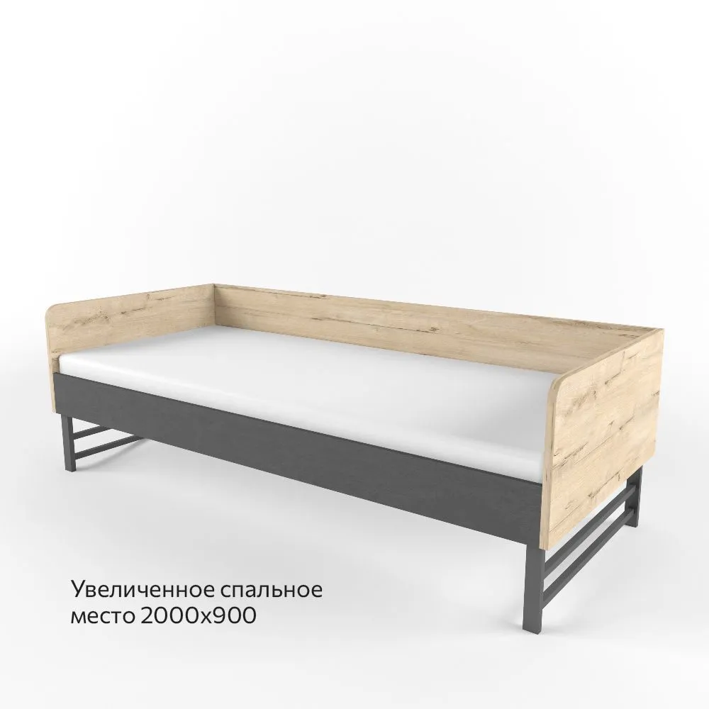 Кровать большая «2+2» серая  1