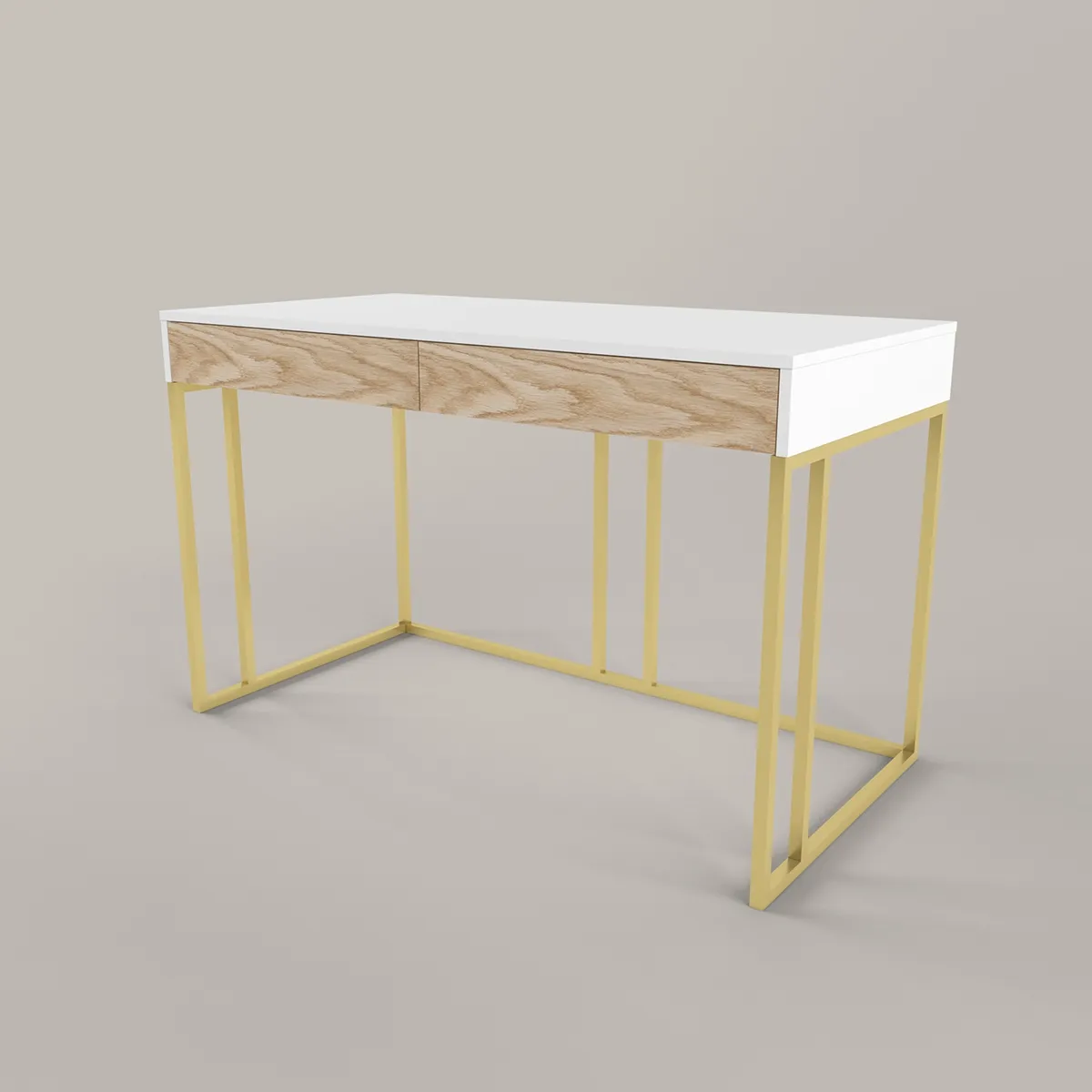 Стол Тури Белый Золото