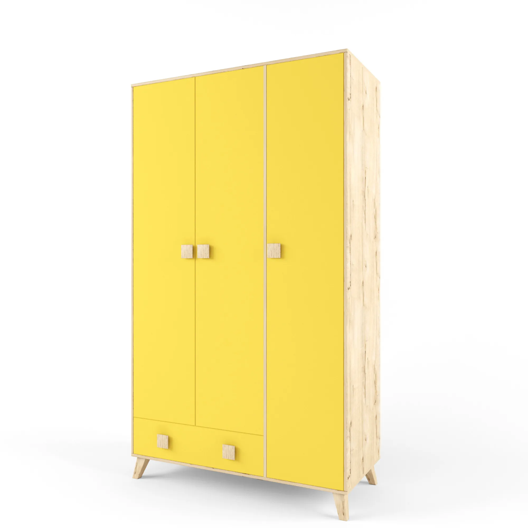 Шкаф 3-створчатый «2+2» Сан-Леон