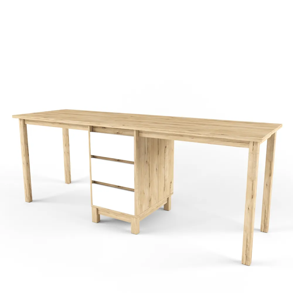 Стол на 2 рабочих места «2+2» белый