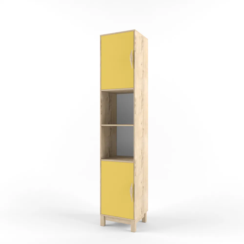 Стеллаж узкий левый «2+2» сан-леон