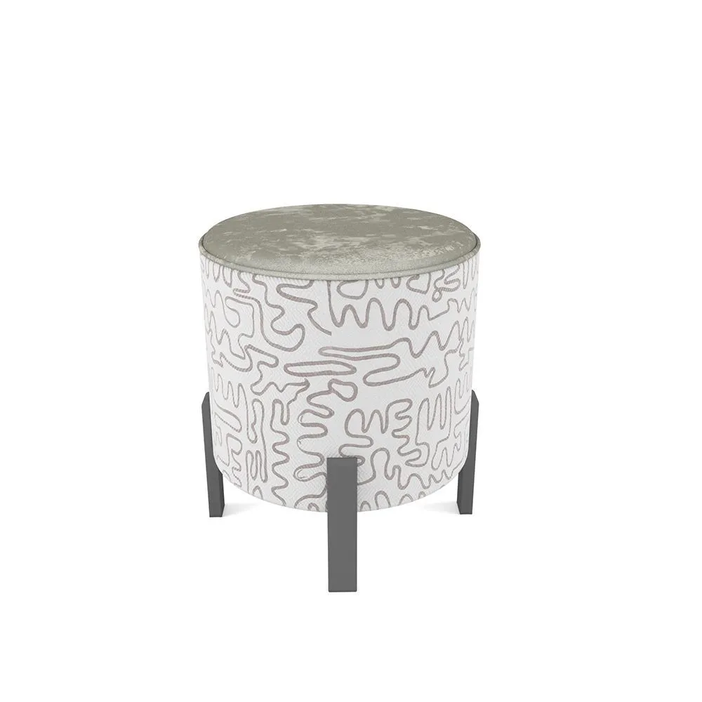 Пуф Орегано+Инкас, ножки серые 1