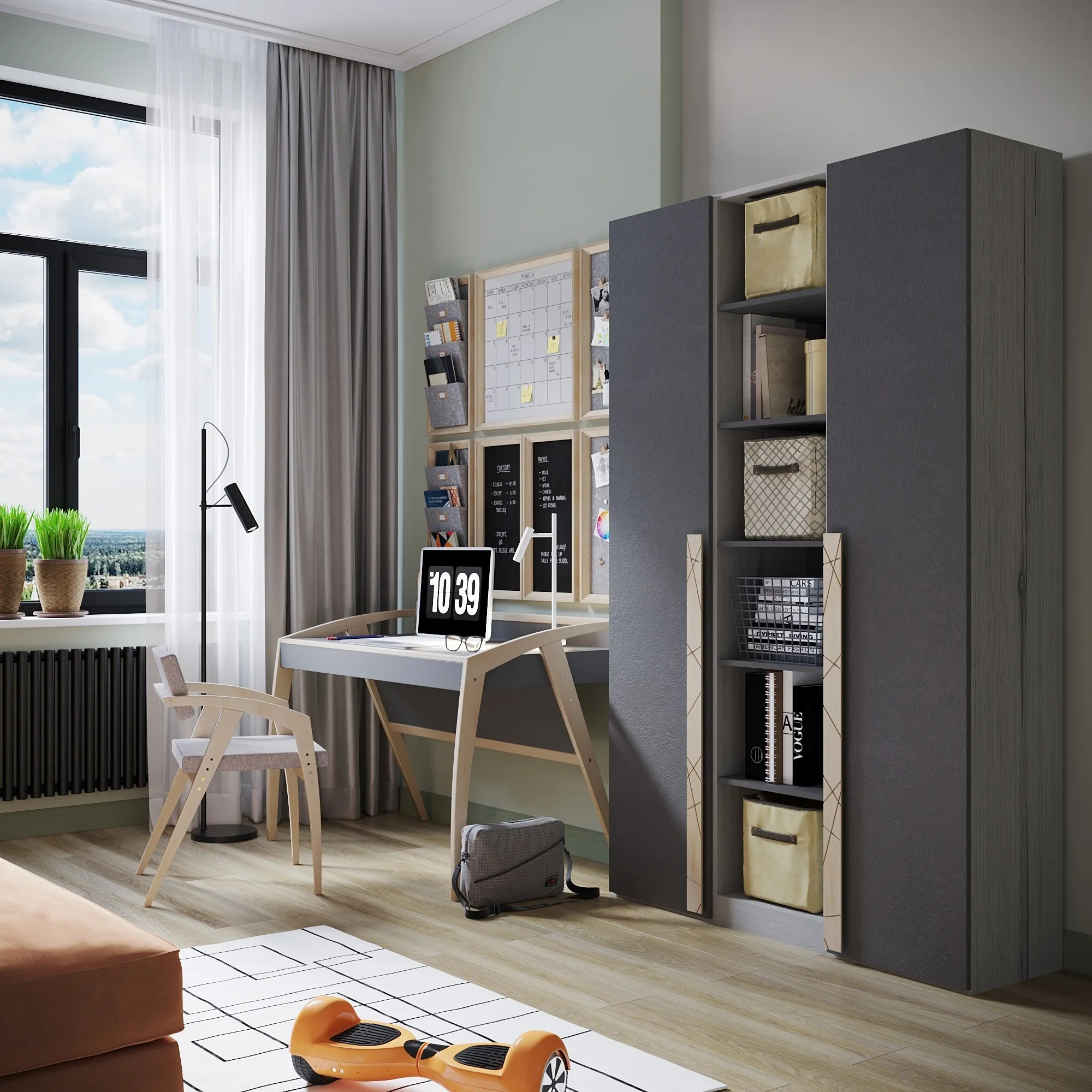 Уголок школьника «Подростковый НьюТон Грэй» 1