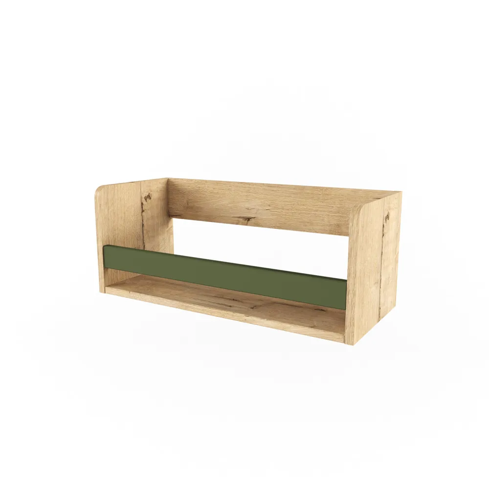 Полка для книг олива