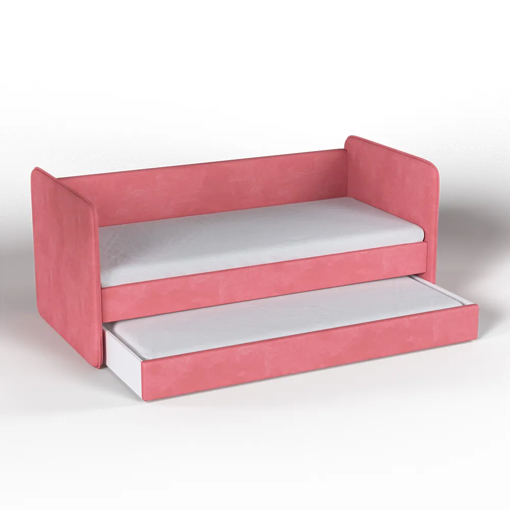 img-Кровать мягкая «Айрис» Барби микровелюр 2