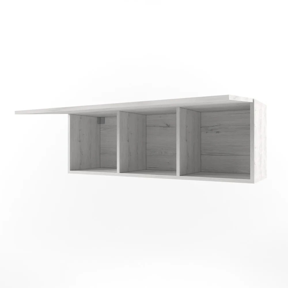 Полка 3 куба с фасадом дуб эльза 2