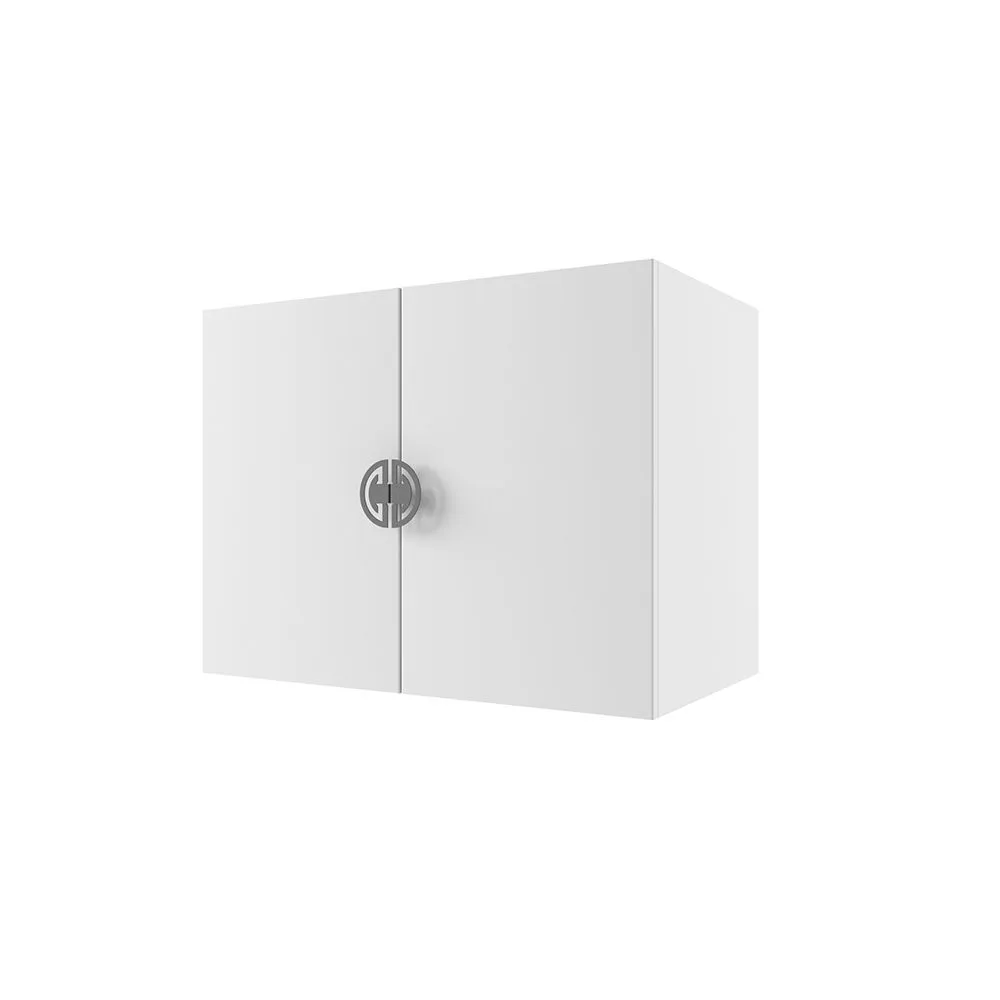 img-Антресоль для книжного шкафа Мишель Белый графит 1