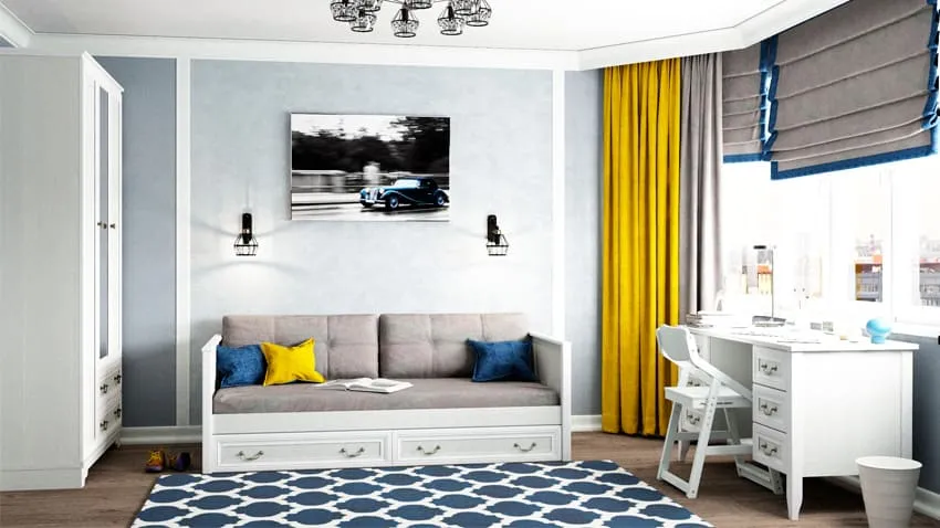 Цветовая палитра для комнаты мальчика