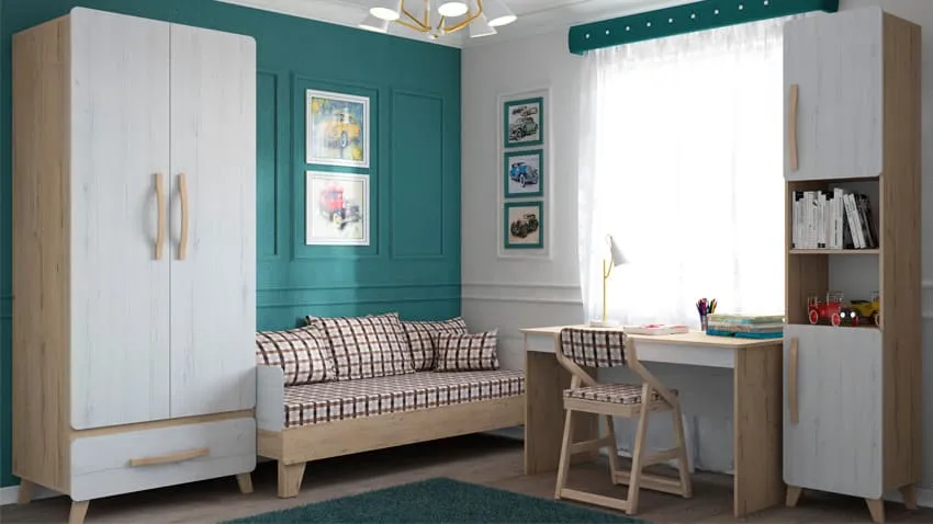 Детская комната в светлых тонах