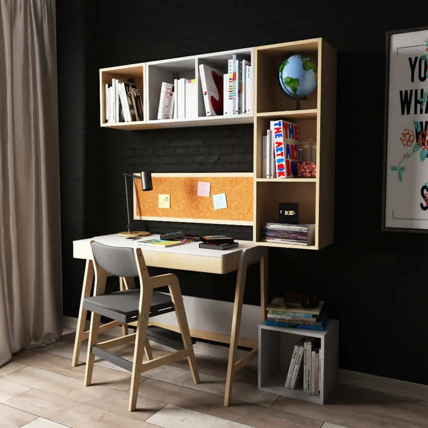 Черная цветовая гамма для детской комнаты